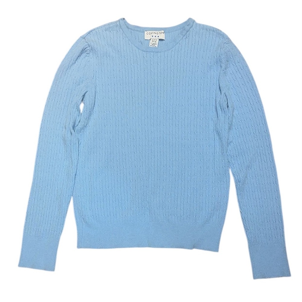 Covington Women’s Sky Blue Crewneck Vintage Sweater